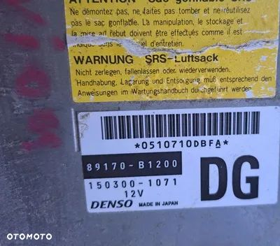 DAIHATSU SIRION II 11r MODUŁ SENSOR AIRBAG 89170-B1200 - 2