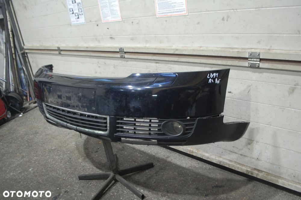 ZDERZAK PRZÓD PRZEDNI KOMPLETNY LY9B XENON SPRYSKIWACZE AUDI A4 B6 - 2