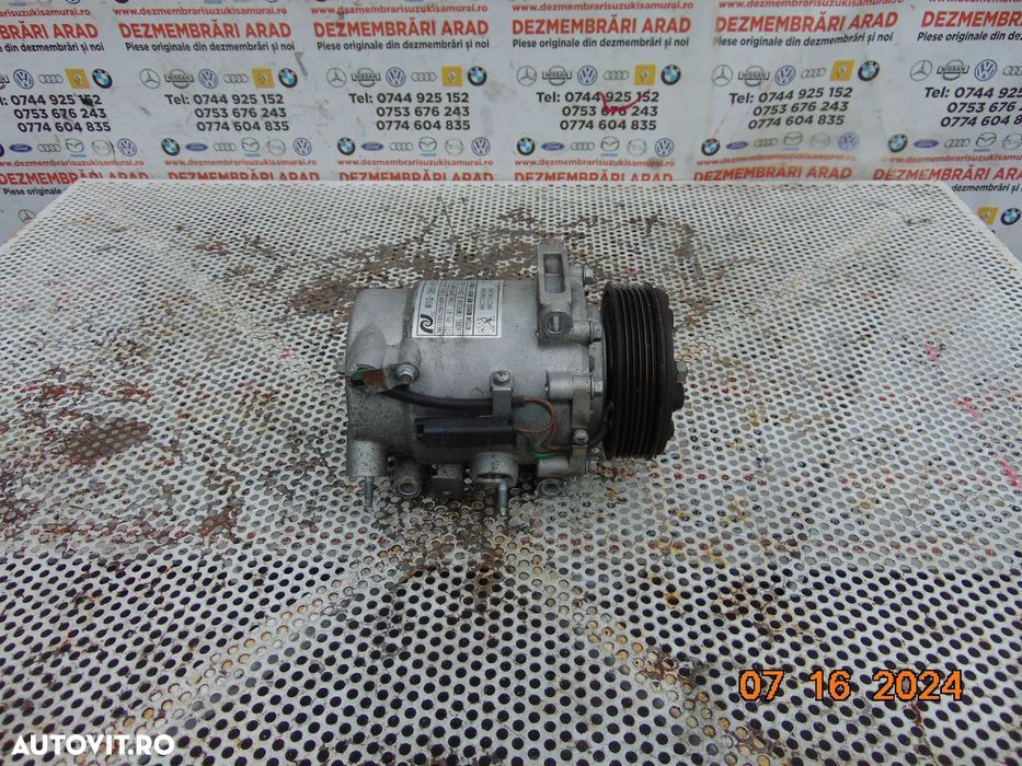Compresor clima Opel Crossland grandland corsa F Mokka 1.2 1.4 peugeot - 8