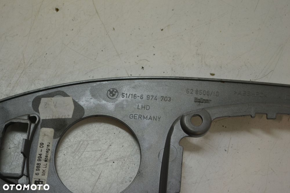 BMW E60 E61 RAMKA OSŁONA LISTWA NAKŁADKA LEWARKA BIEGÓW WNĘKA 6974703 - 4