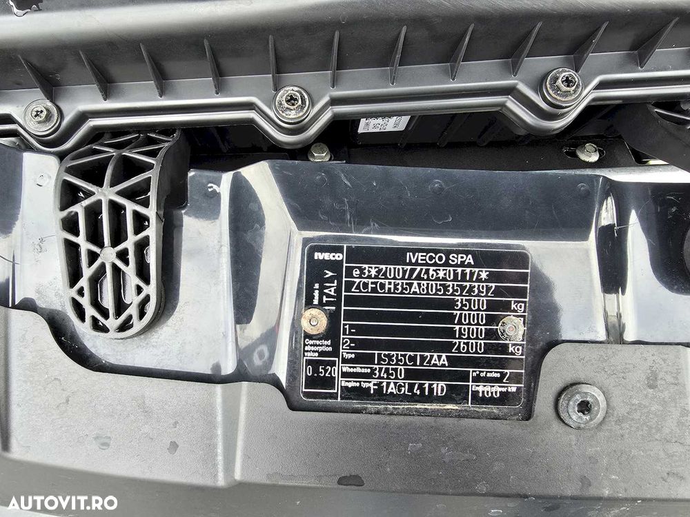 Iveco Daily 35C14 doka, 6 loc. basculabila, 140 CP, 2020, 62400 km. - 37