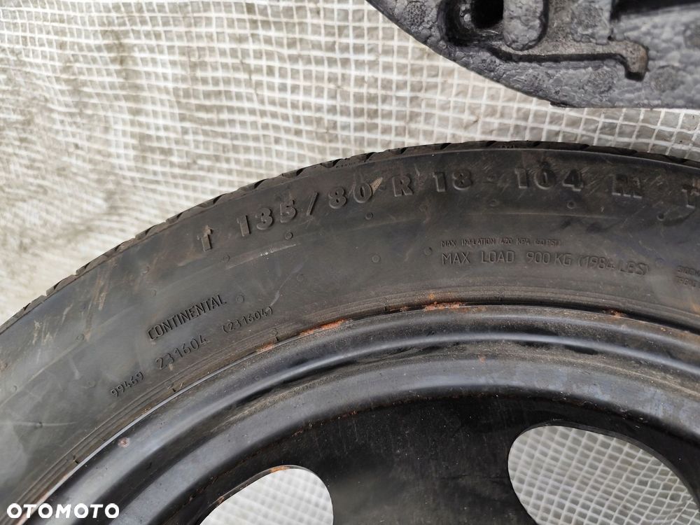 PEUGEOT 508 I 10-18 KOŁO DOJAZDOWE DOJAZD DOJAZDÓWKA 135/80R18 ET32 - 9