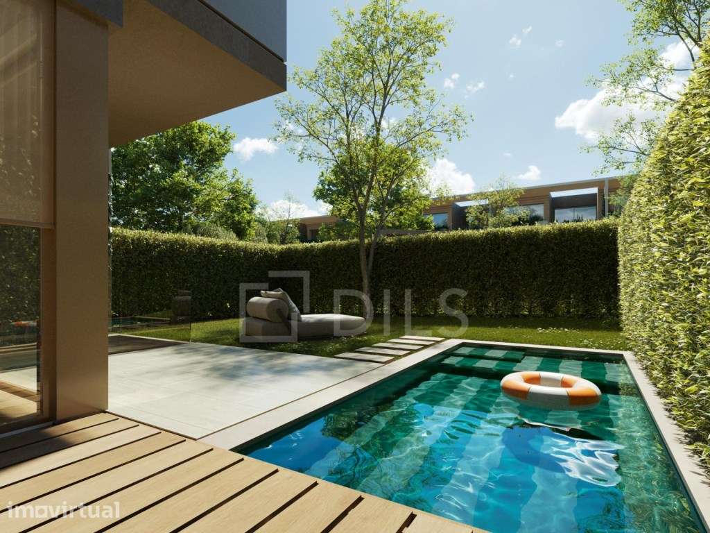 Moradia T4 com jardim e piscina num novo empreendimento em Cascais - Grande imagem: 2/77