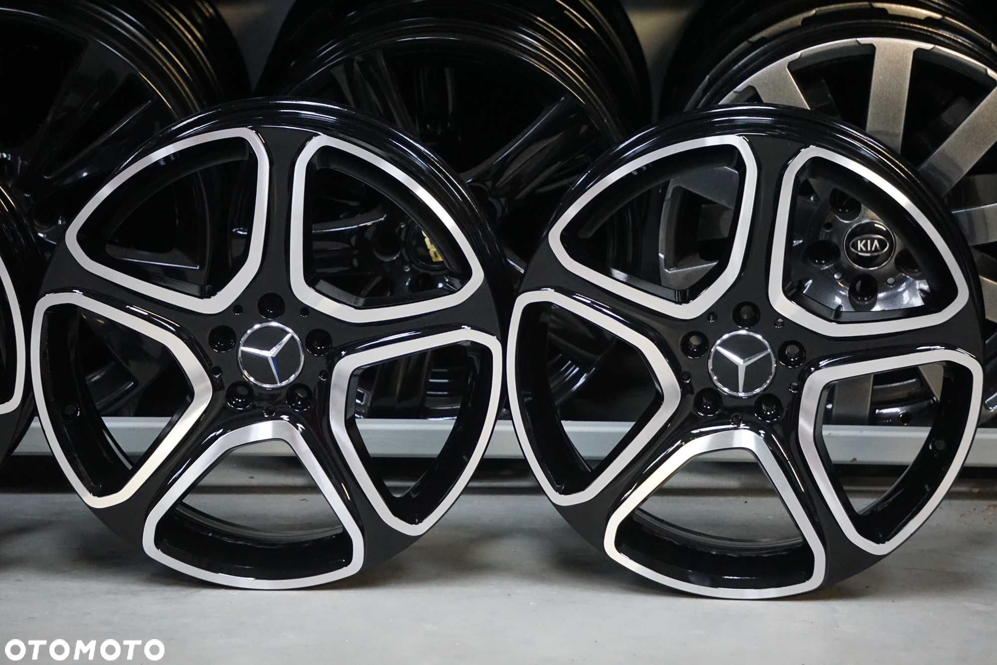 Alufelgi oryginał Mercedes GLK 5x112 7,5Jx19 et47 czarny polysk i cnc - 5