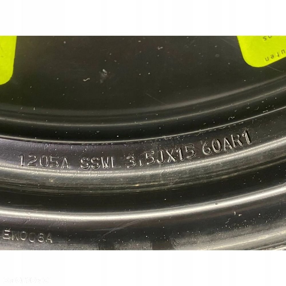 KOŁO DOJAZDOWE CITROEN C3 II DS3 C4 CACTUS 125/80R15 4X108 ET15 - 11