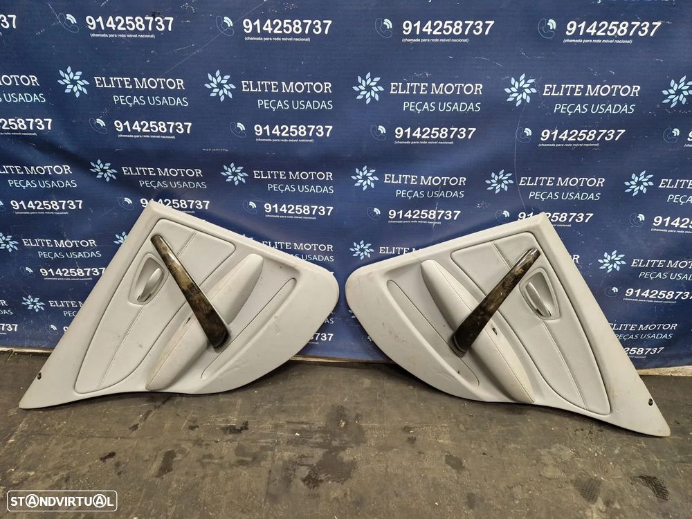 Jogo de bancos usados BMW SERIE 1 PACK M 5 PORTAS BMW E87 E81 PELE CINZA QUARTELAS - 14