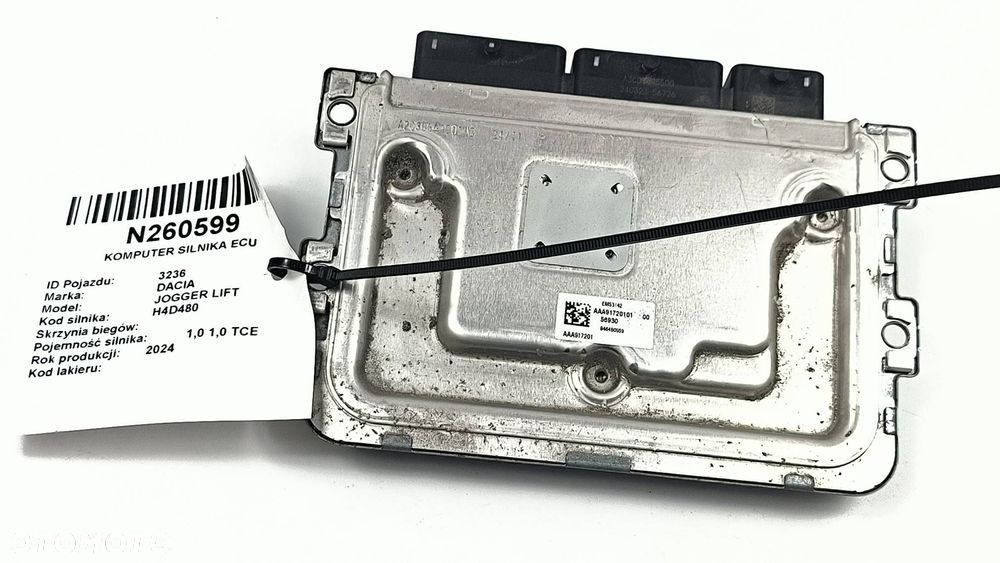 KOMPUTER SILNIKA ECU DACIA JOGGER LIFT 237100773V - 1