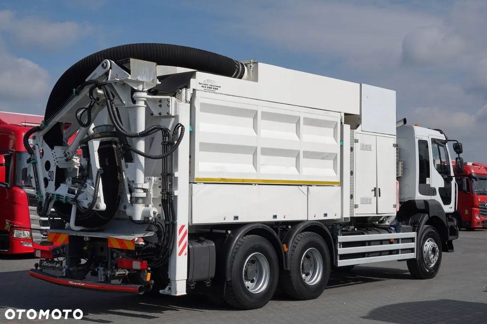 Renault KERAX 450 / 6x4 / KOPARKA SSAĄCA / MTS SAUGBAGGER 3A11T /ASENIZACYJNY / ŁADOWARKA PRÓŻNIOWA / WUKO / MŁOT / STEROWANIE RADIOWE - 7