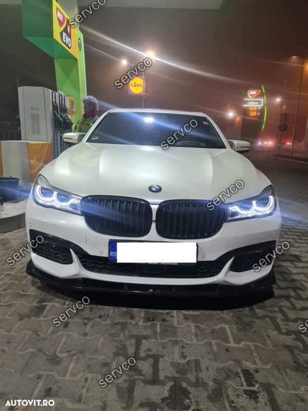 Prelungire lip bara fata Bmw Seria 7 G11 G12 M Pachet 2015-2018 Maxton - 7