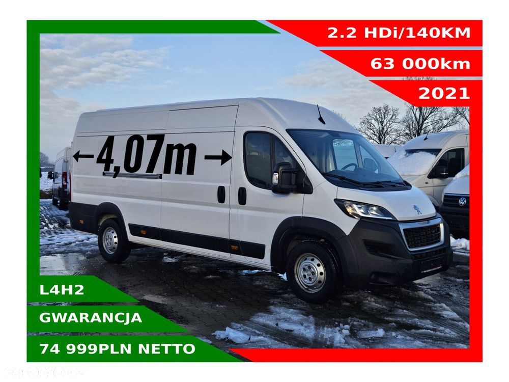 Peugeot boxer L4H2 *74999zł NETTO* 2,2HDi/140KM - 1