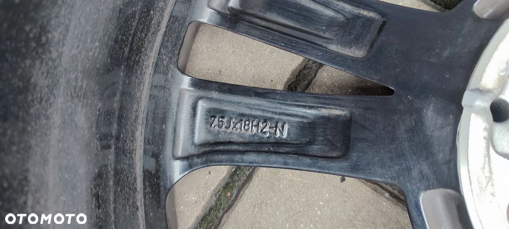 FELGI ALUMINIOWE 5x112 7.5Jx18 CALI ET40 fi66.6 2064016200 MERCEDES A C E CLA CLK  AUDI SEAT SKODA VW KOMPLET 4 SZTUKI - 7