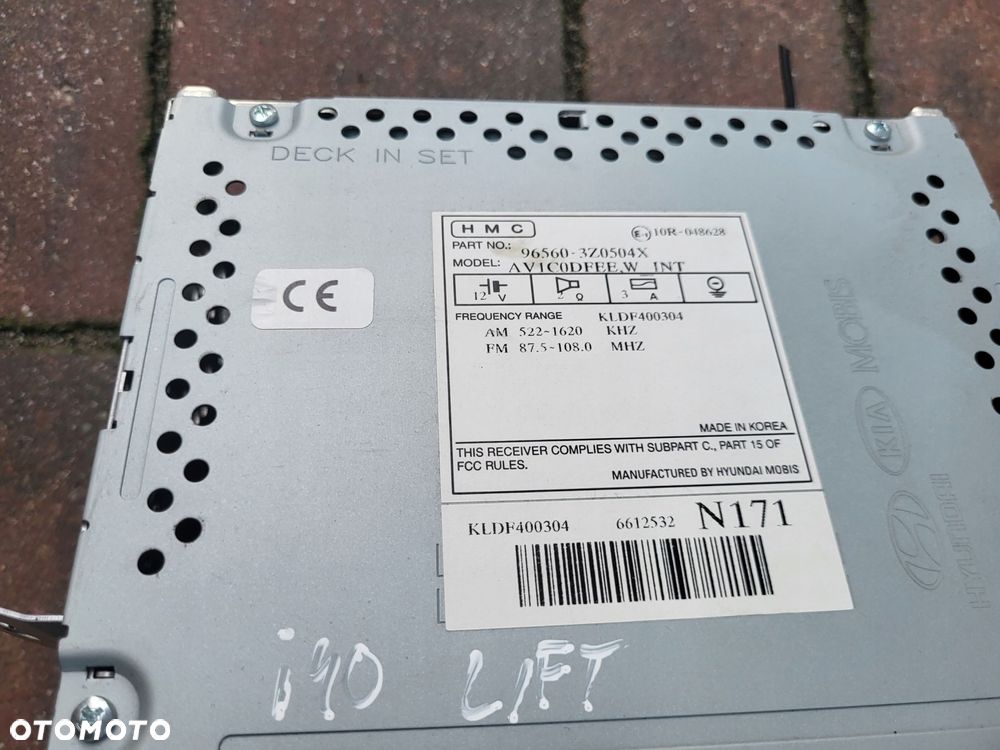 nawigacja radio hyundai i40 96560-3z0504x - 3