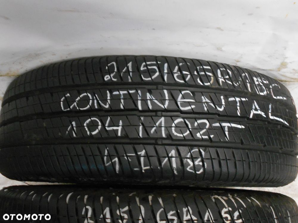 OPONY 215/65R15C CONTINENTAL VANCO 2 DOT 4718 / 0816 10MM - 2