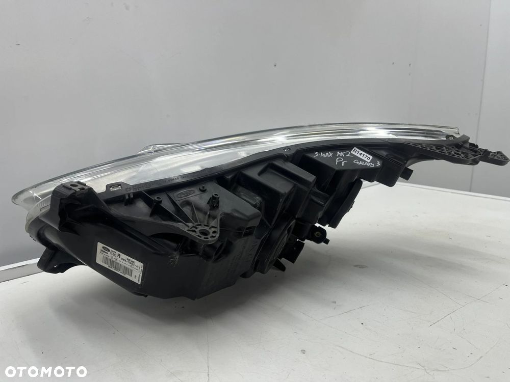 Lampa reflektor Ford S-Max MK2 Galaxy MK3 14-19r. PRAWA przednia H7 H15 soczewka em2b-13w029-af - 7