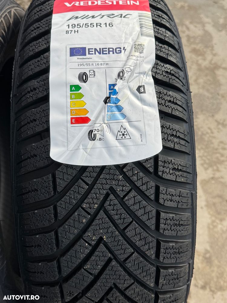 Vând 4 anvelope 195/55/16 vredestein de iarnă noi - 3