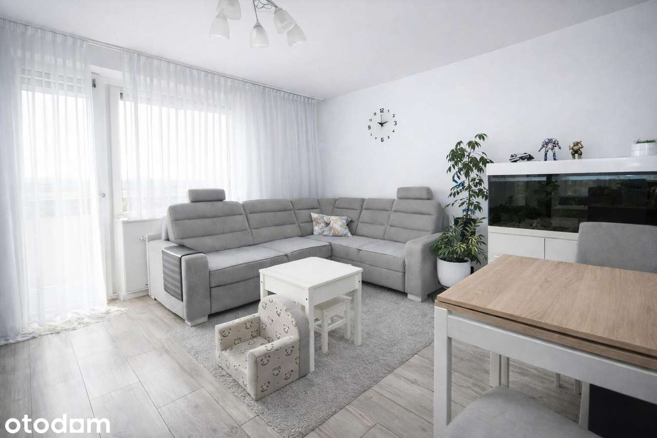 3-pokojowe mieszkanie z dużym balkonem - klimatyzacja