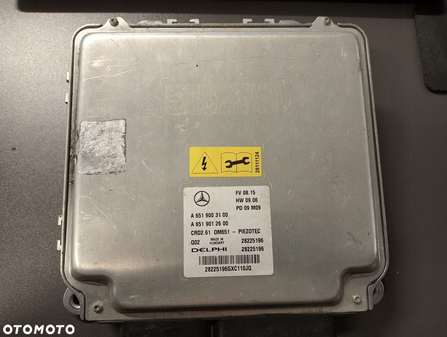 Komputer silnika DELPHI Mercedes-Benz OE A6519003100 - 1