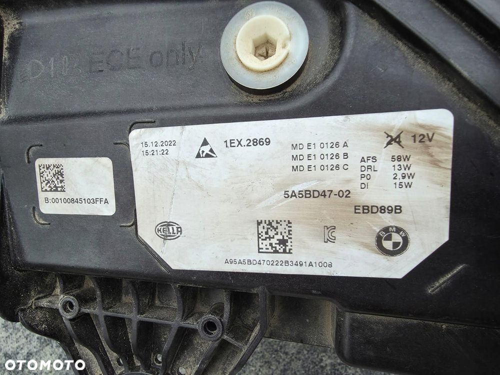 BMW X1 U11 Lampy przód Full Led Adaptive 5A5BD47-02 5A9A228-01 - 14
