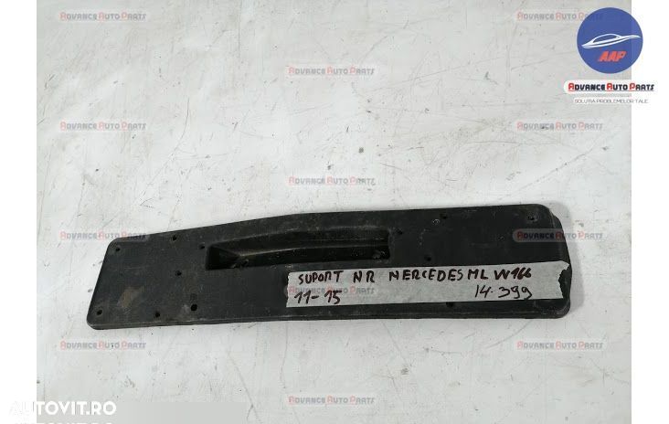 Suport Numar original Mercedes-Benz M-Class W166 2011 2012 2013 2014 2 - 1