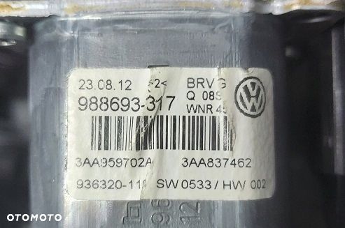 vw passat b7 silniczek podnośnik szyby prawy przód - 3