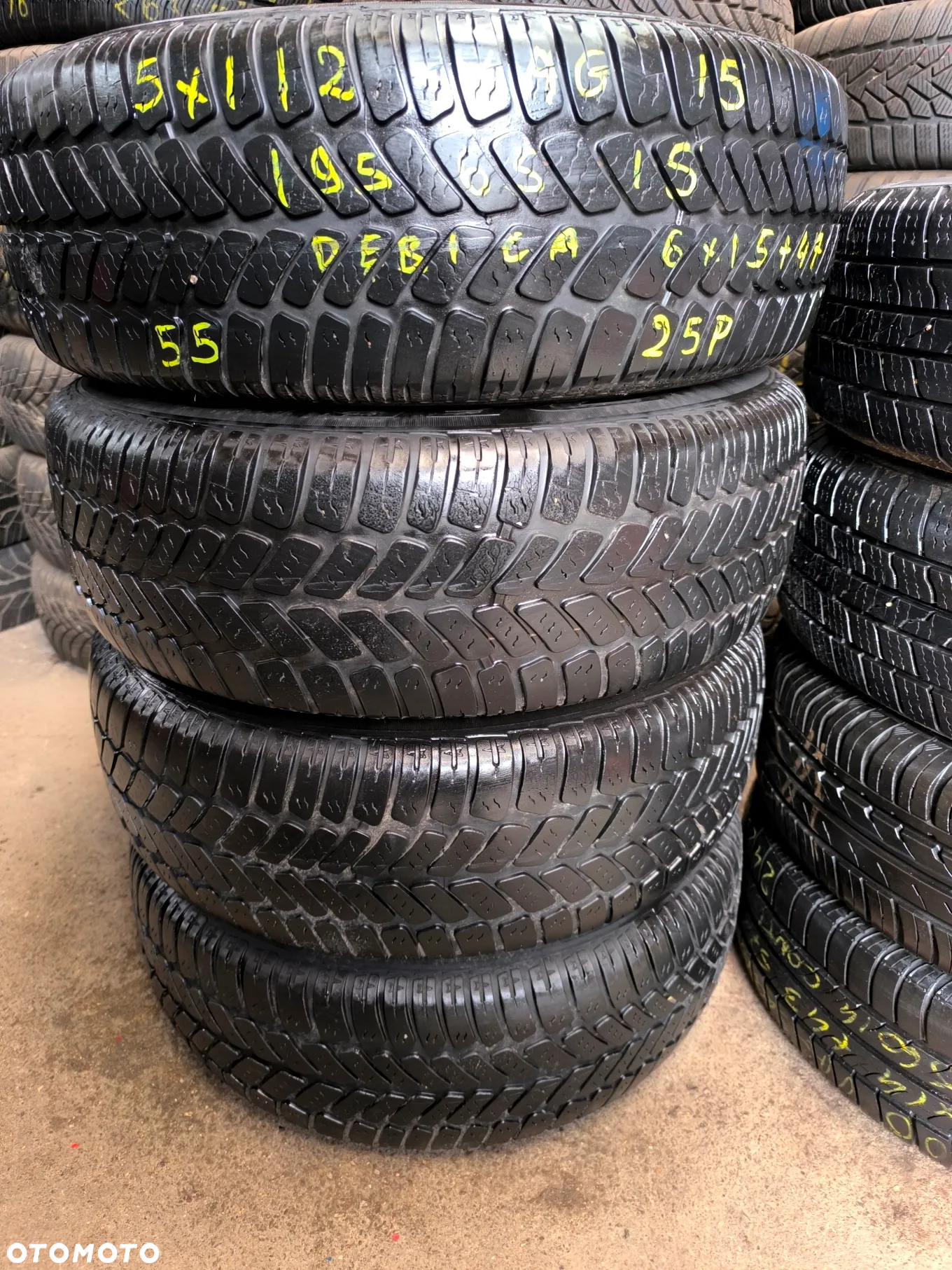 5x112 Felgi stalowe Stal 15 Koła Całoroczne Wielosezonowe VW GOLF CADDY TOURAN SHARAN AUDI A4 B5 B6 A6 C5 SEAT LEON TOLEDO ALHAMBRA ALTEA SKODA OCTAVIA Passat B5 195/65 5mm Legnica ALU-RAD - 7