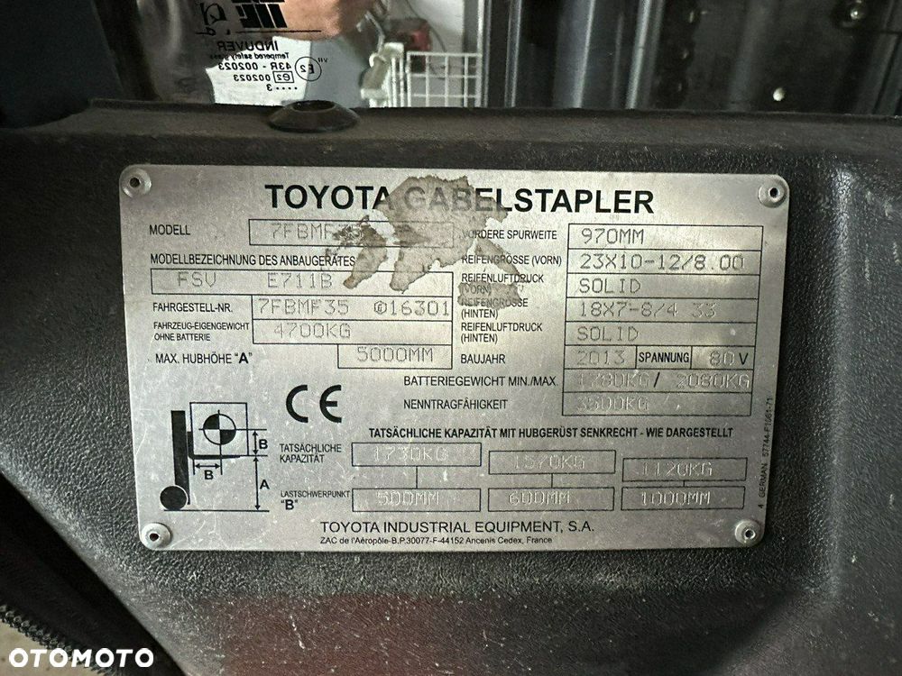 Inny Toyota 7FBMF35 GOLD35 Wózek widłowy 2013 elektryczny - 11