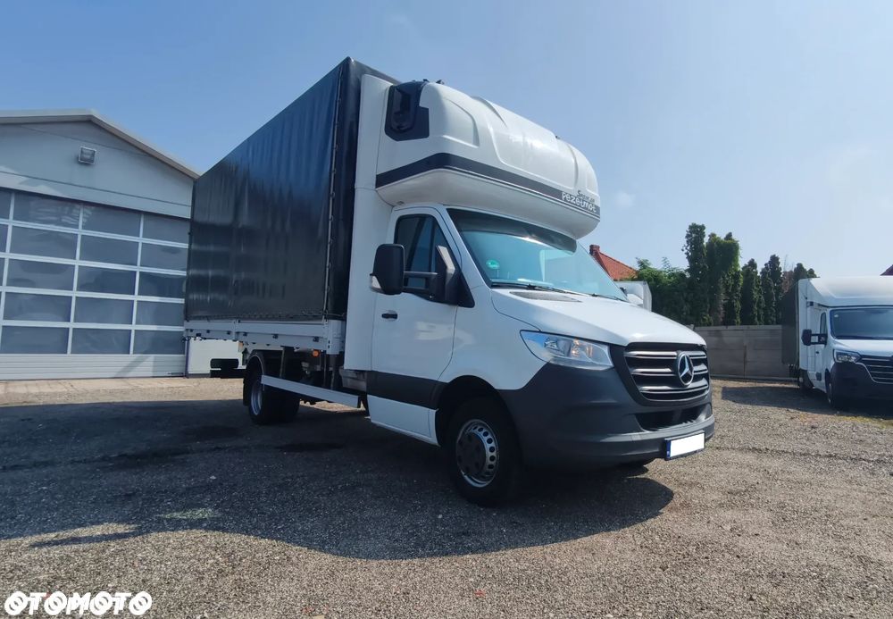 Mercedes-Benz SPRINTER 12EP DRZWI TYŁ 5,5M BLIZNIAK WYS. RAMPOWA SALON PL BEZWYPADKOWY FV23% ZADBANY SERWIS ASO 317 517 DO 3,5T DMC - 7