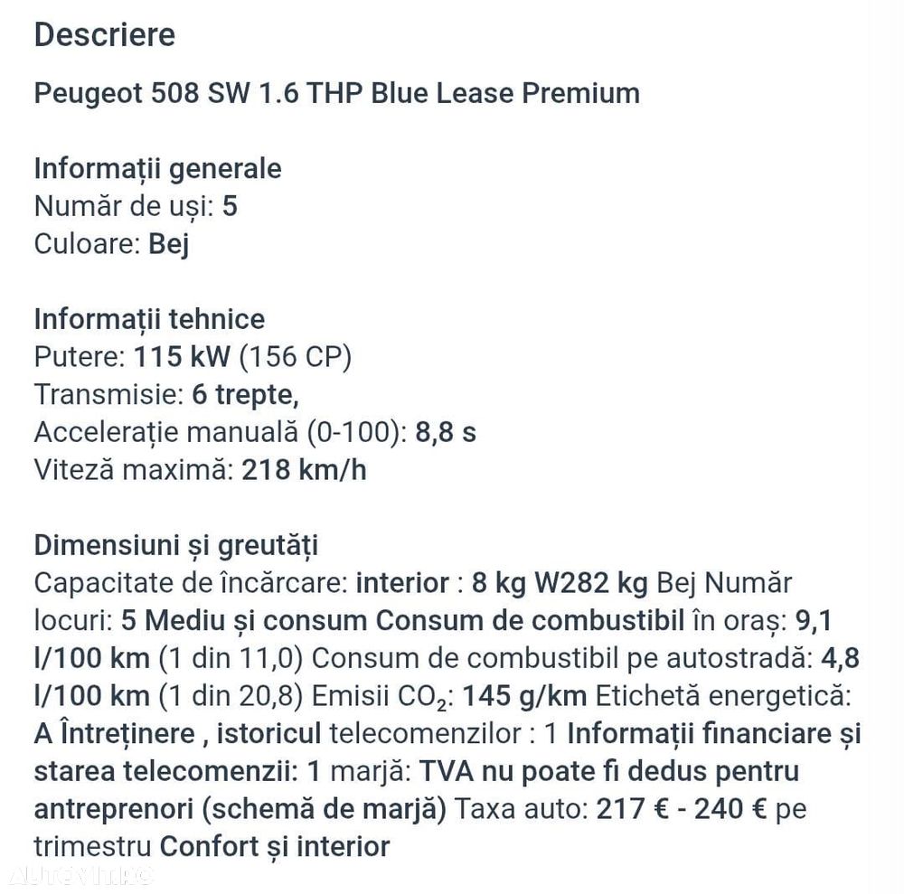 Peugeot 508 SW 1.6 THP Allure - 11