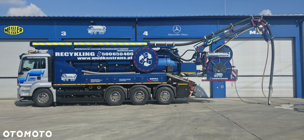 MAN TGS 35.500 KROLL Recycler CVS 3100 URACA P4-45 540ll/175bar - 9