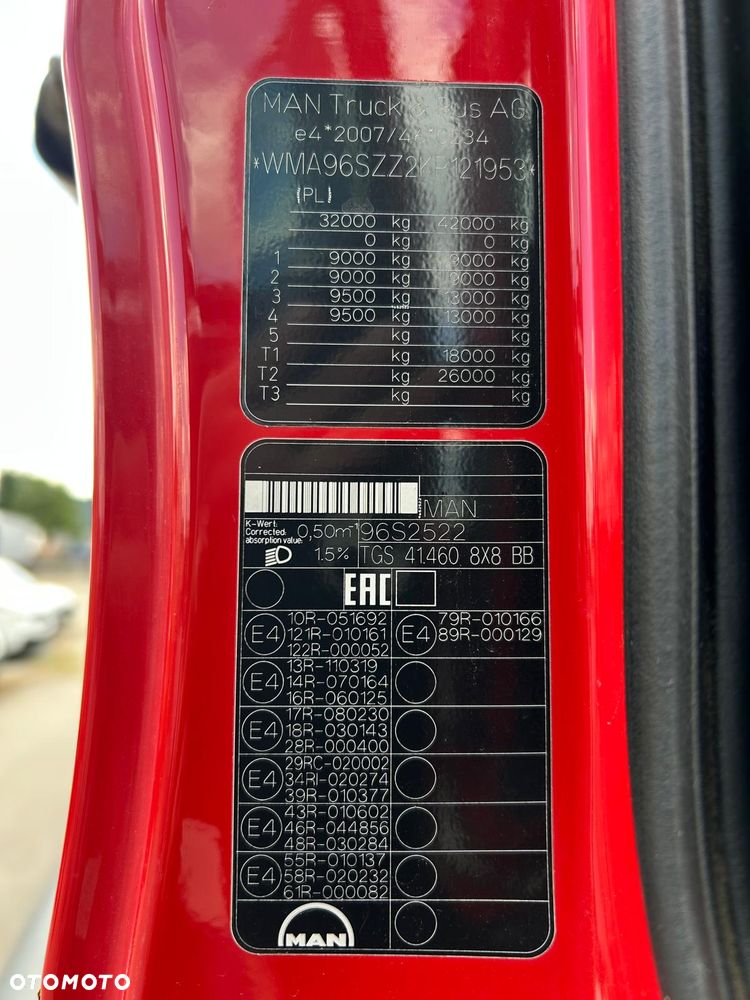 MAN TGS 41.460 8X8 - 5