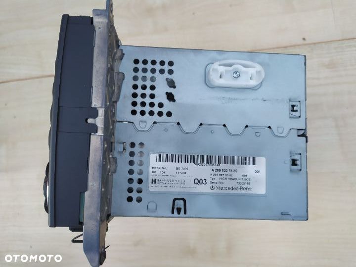 MERCEDES CLK 209 RADIO NAWIGACJA COMAND A 2098207689 - 5