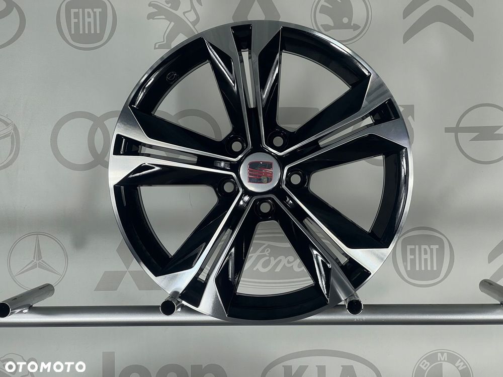 FELGI ALU SEAT ALHAMBRA 7N5 LEON ATECA 17 5X112 ET39 ORYGINALNE - 1