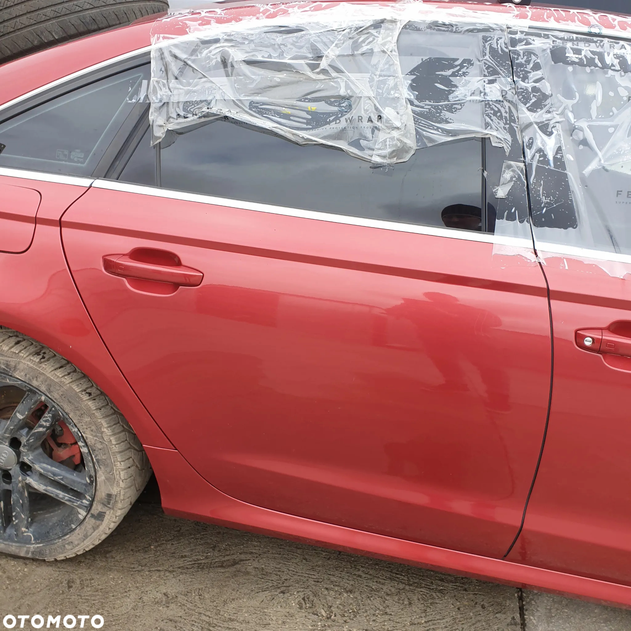 AUDI A6 C7 DRZWI LEWY PRAWY TYL KOMPLETNE LZ3F - 3