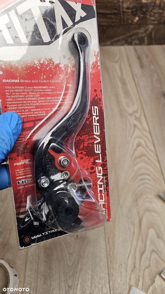 Klamka Sprzęgła Titax TX LS-A 21 Short Silver CNC Aluminium Yamaha R1 / FZ1 / FZ6 - 4