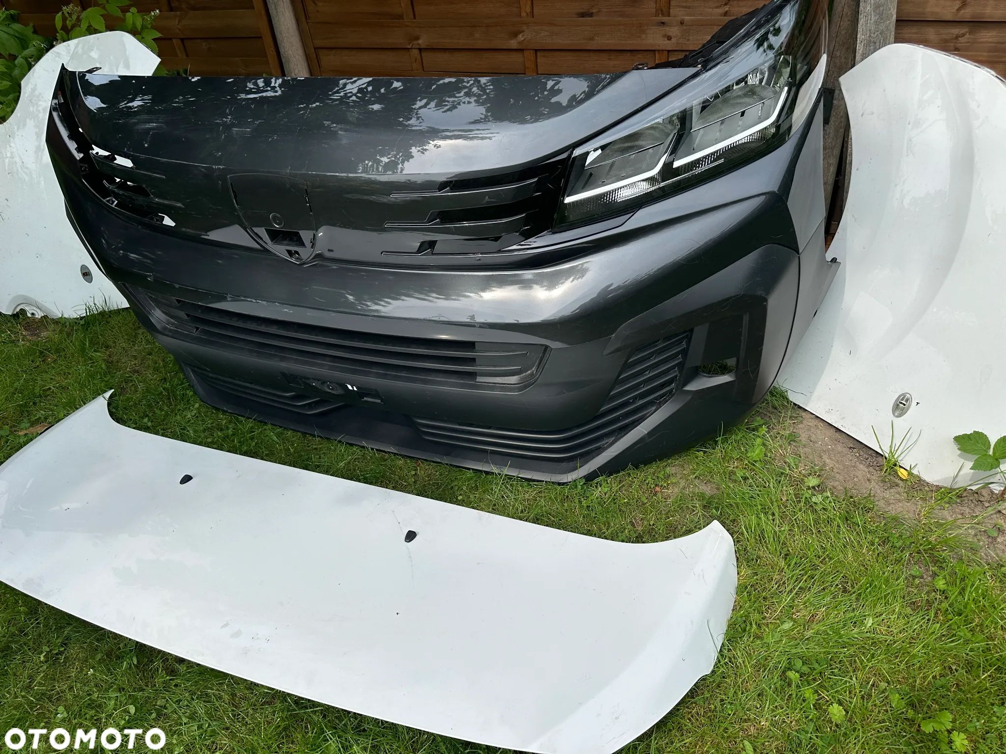 zderzak Maska LAMPY Przod PEUGEOT EXPERT JUMPY III TOYOTA PROACE II LIFT 2024r prawa lewa OE EU blotniki - 1