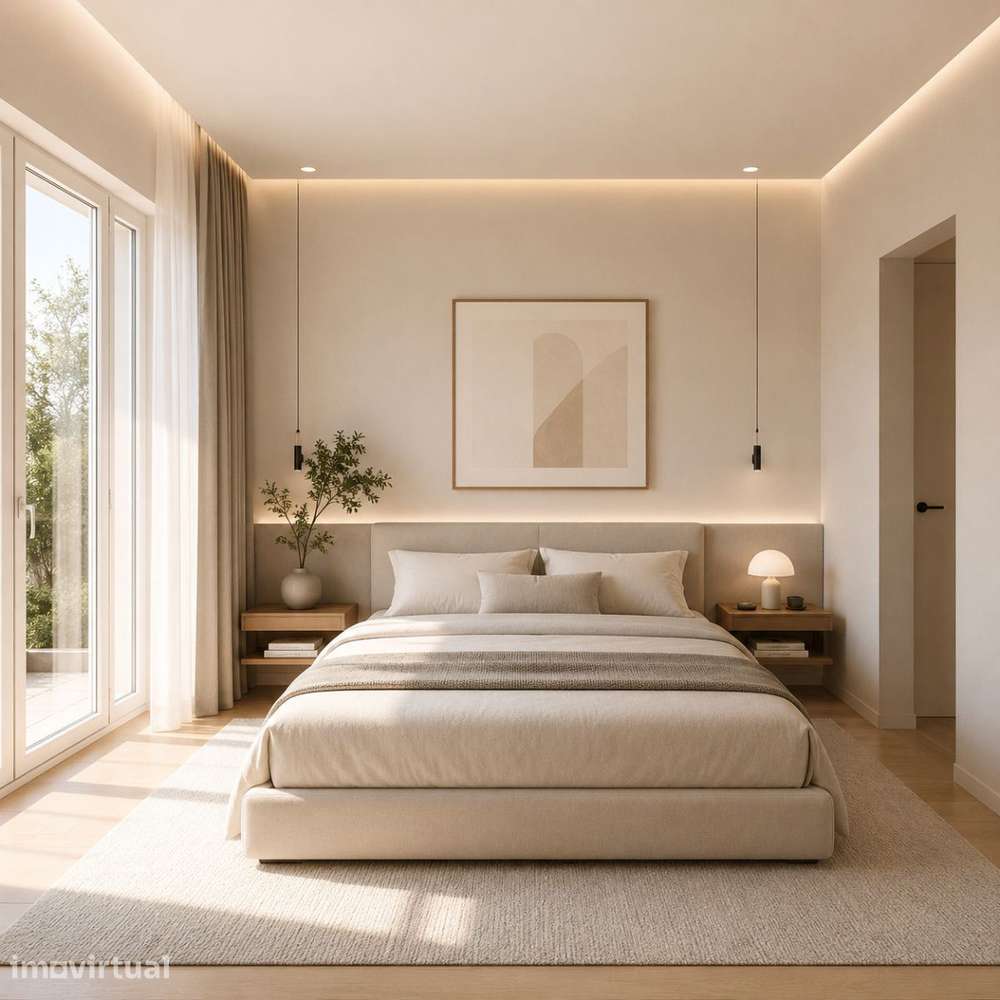 Apartamento T4 com varanda e garagem. Junto à cidade - Grande imagem: 3/16