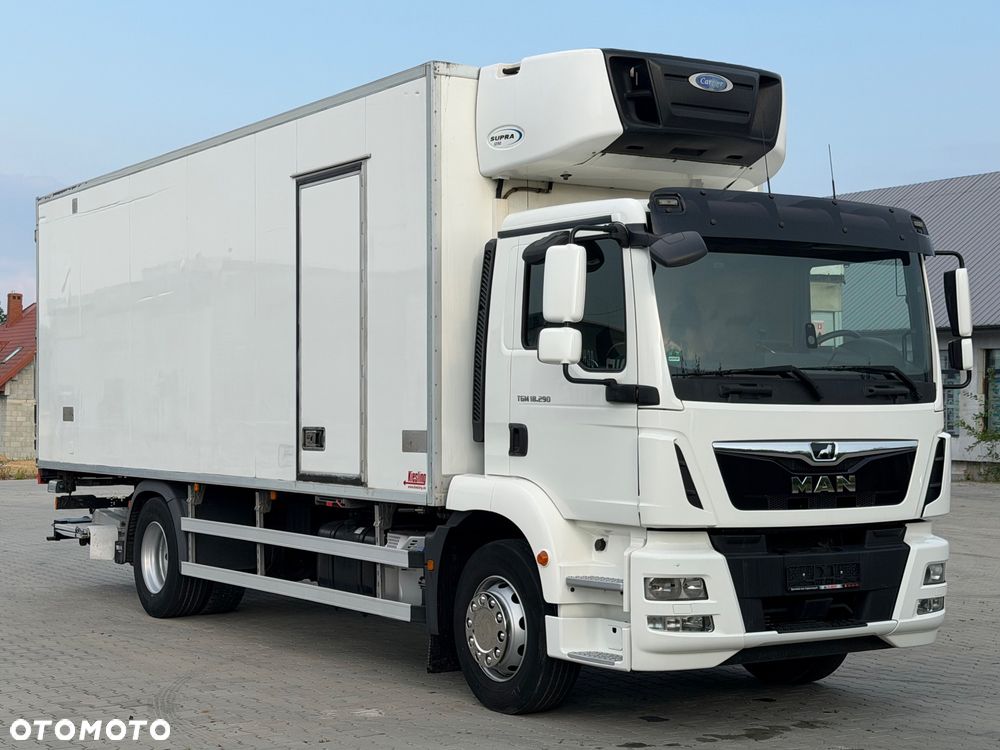 MAN TGM 18.290 / CHŁODNIA / WINDA / 18 PALET / AUTOMAT / NISKI PRZEBIEG / 8 370 KG ŁADOWNOŚCI / CARRIER / 2018 ROK - 2