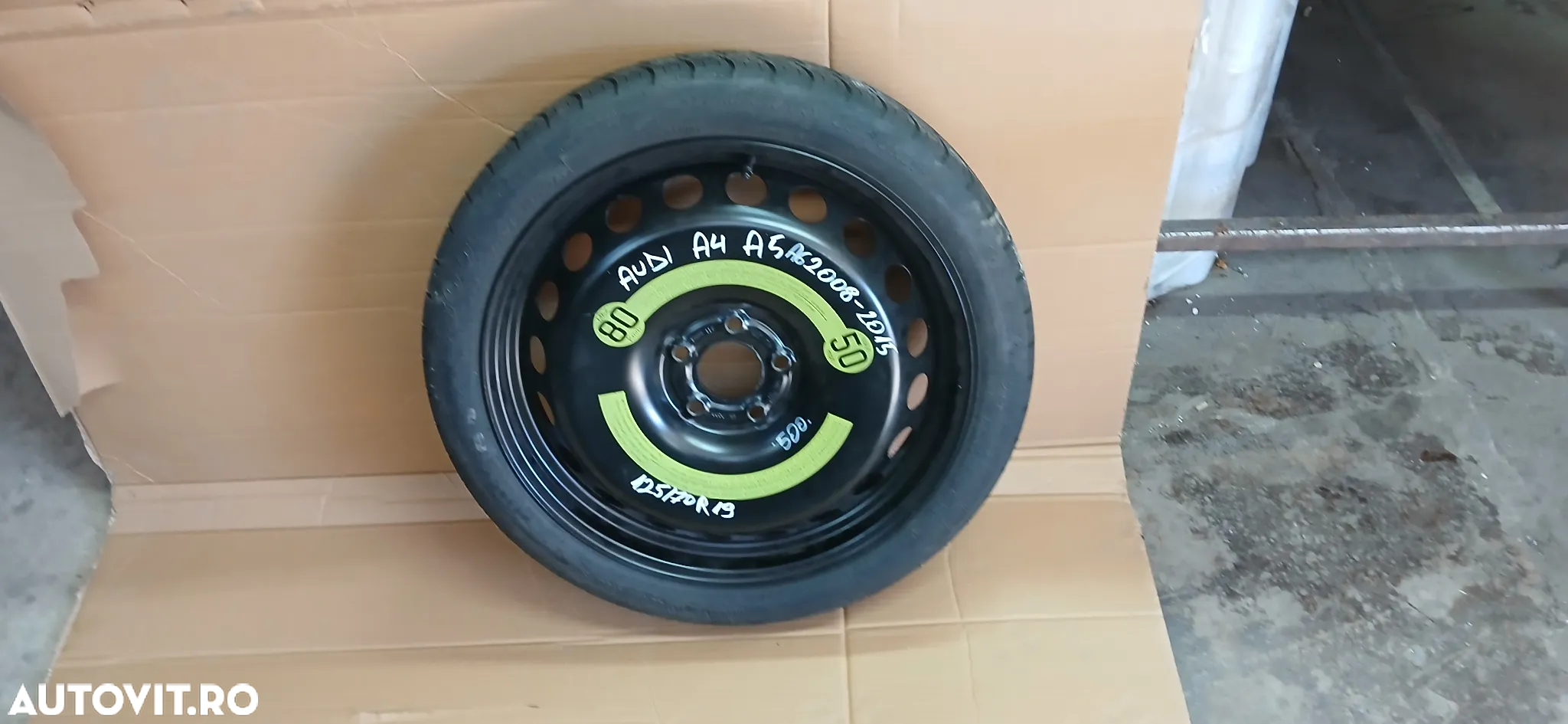Roata de rezerva slim Audi A4 A5 A6 19" 2008-2015 - 7