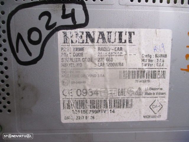 Radios 281158799R DACIA SANDERO 2 FASE 2 2017 0.9I 90CV 5P LARANJA ORIGINAL LAN5200WR4 - 4