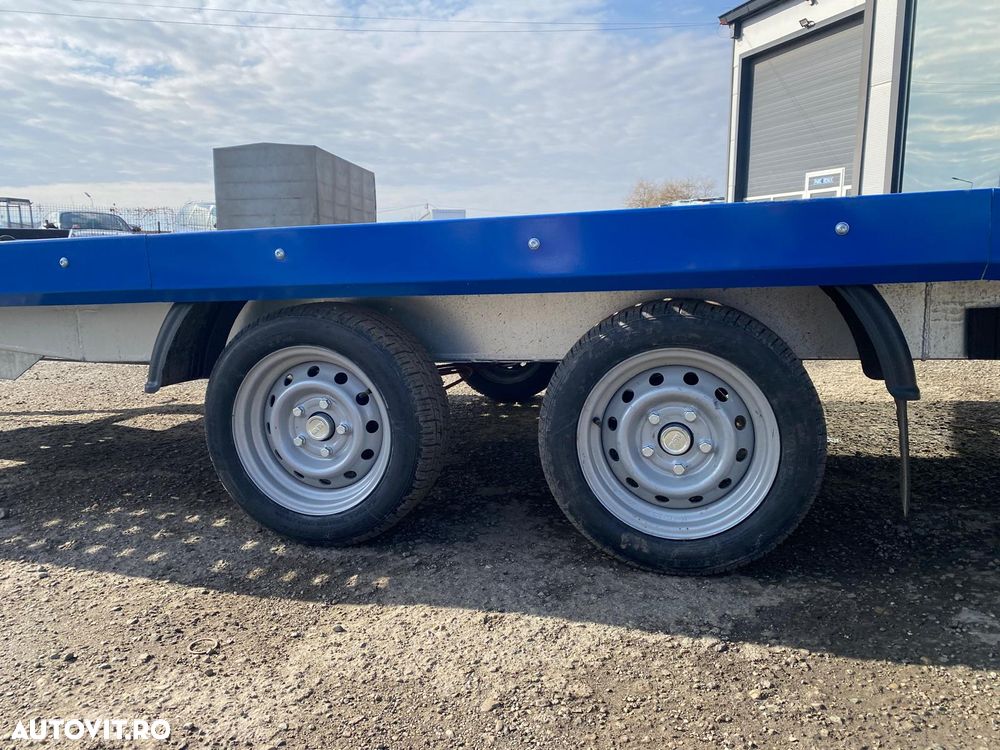 Niewiadow Remorca /Platforma auto 4.5m 2700kg Jupiter plina - 5