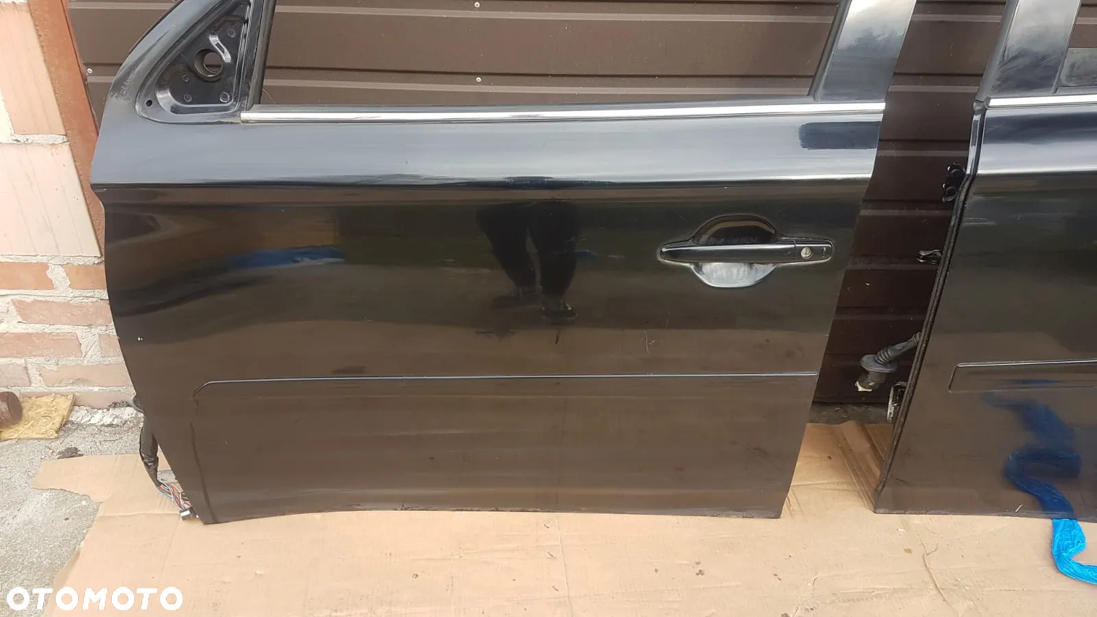 Drzwi Mitsubishi Outlander Lewy Lewe Przód Czarne - 3