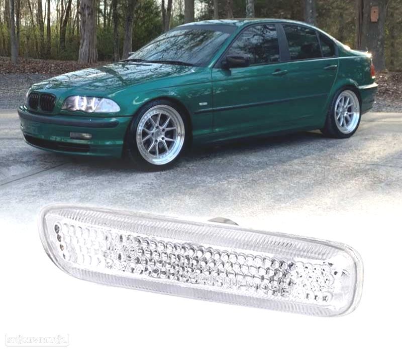 INDICADOR LATERAL ESQ PARA BMW E46 98-01 SEDAN TOURING COUPE CABRIO BRANCO - 1