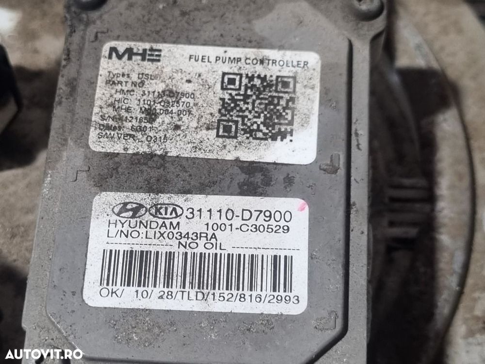 Pompa combustibil Hyundai Tucson III 1.7 Diesel 2015 - 2018 85kW 116CP 1685CC D4FD Euro5 ... - 3