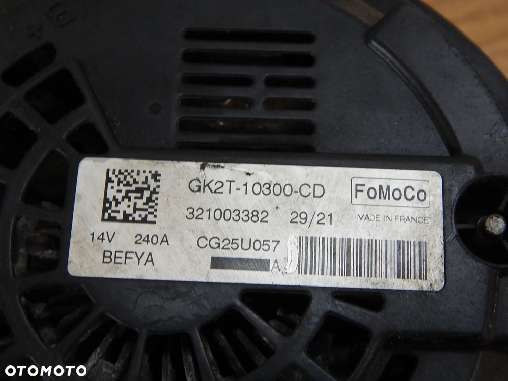 Alternator 2.0 Tdci EcoBlue Ford Transit MK8 custom tourneo 12-22  Łuków części - 6