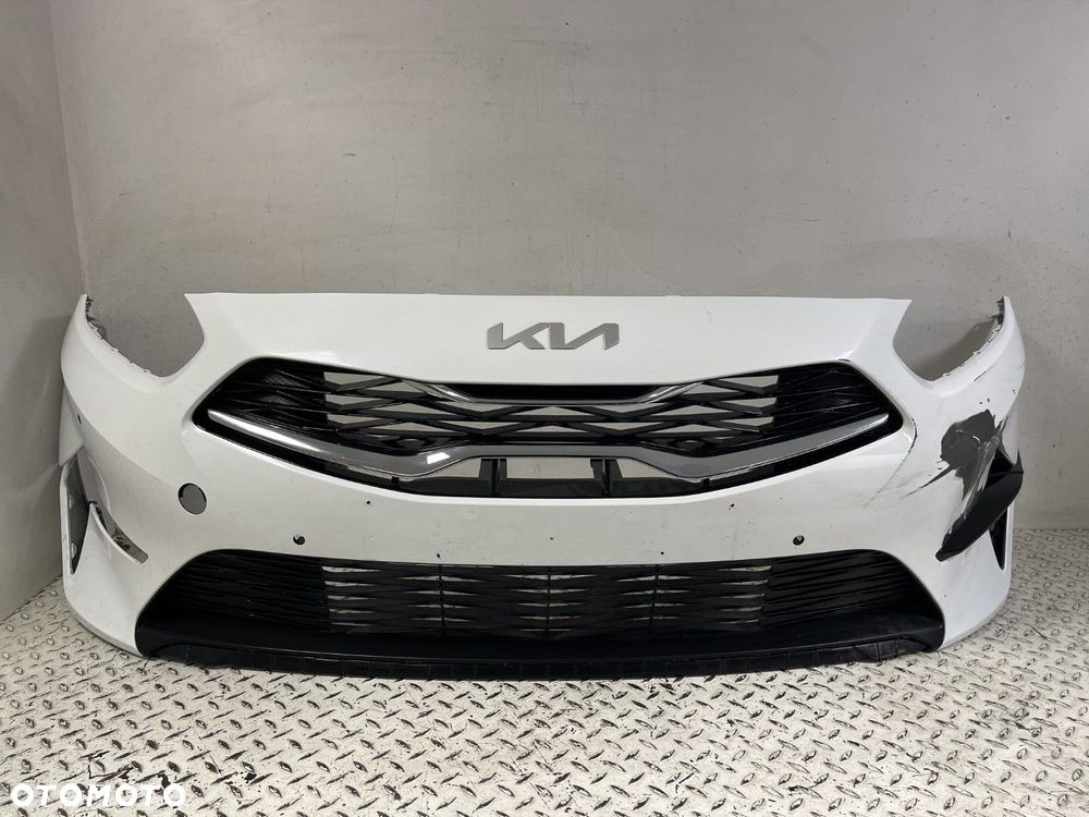 ZDERZAK PRZEDNI PRZÓD KIA CEED III 3 LIFT 21-25 4XPDC GRILL KRATKA 86511J7DA0 - 2