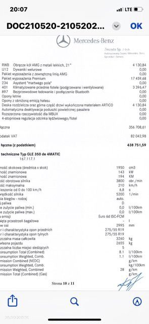 Mercedes-Benz GLE 350 de 4-Matic Premium Plus - 19