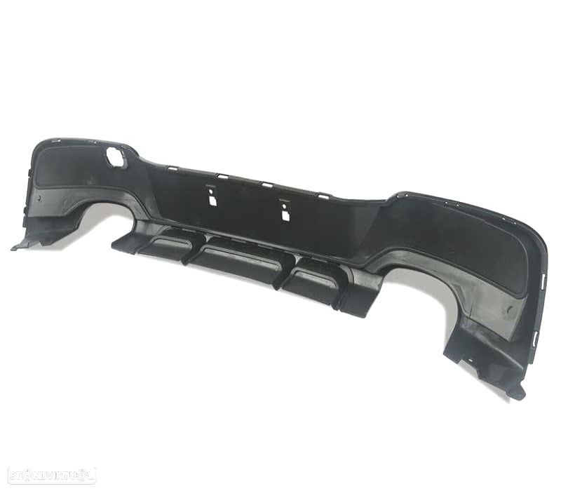 DIFUSOR TRASEIRO PARA BMW SERIE 1 F20 F21 11- 4 SAIDAS LOOK M PERFORMANCE DUPLAS - 4