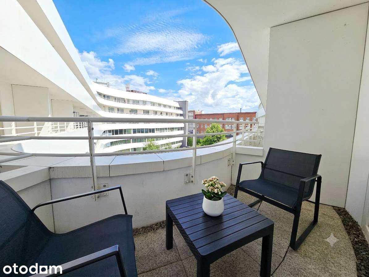 Apartament 35 m² z wydzieloną sypialnią|OVO Wrocław | Balkon | Centrum