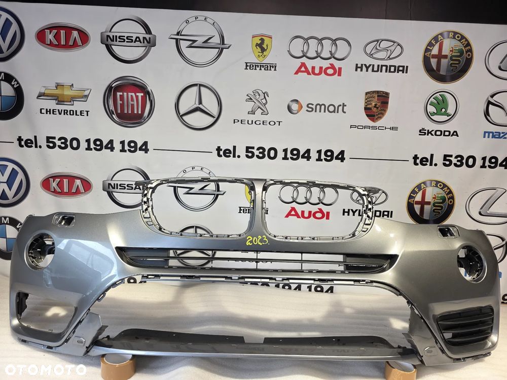 BMW X3 F25 LIFT ZDERZAK PRZEDNI PRZÓD NA SPRYSKI + 4xPDC NR 51117338534 / 7338534 NR AUKCJI NZ2023 - 1