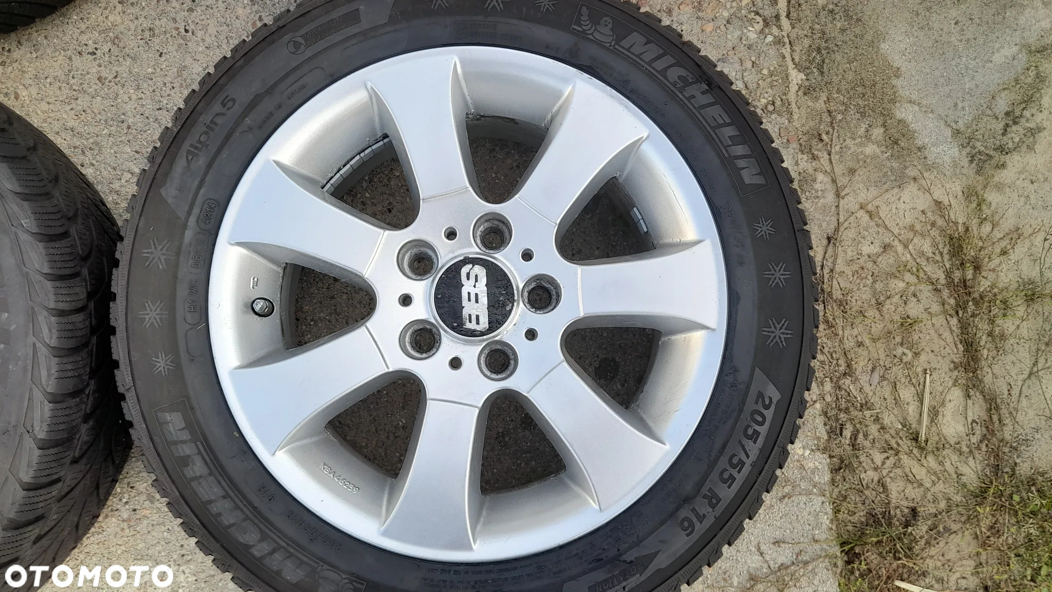 felgi bbs 7 16 et34 5x120 michelin 205 55 16 - 2